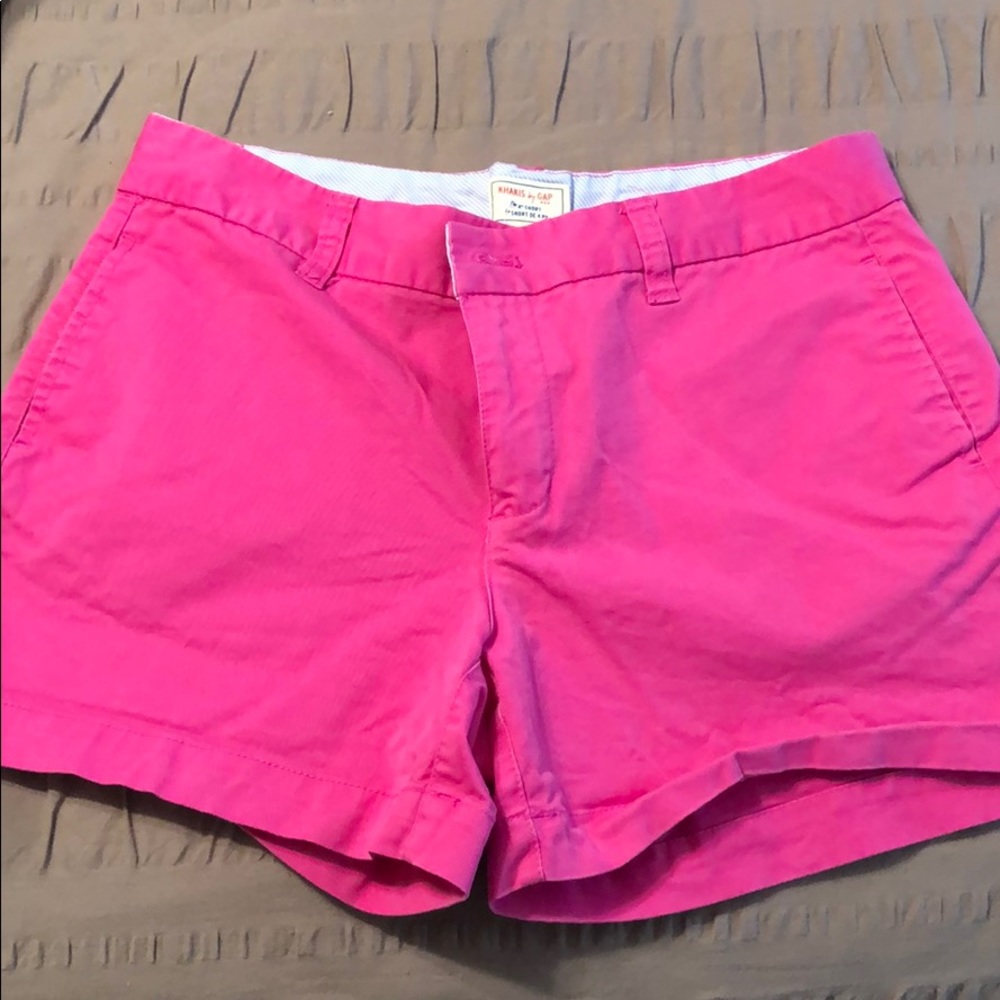 Hot pink shorts
